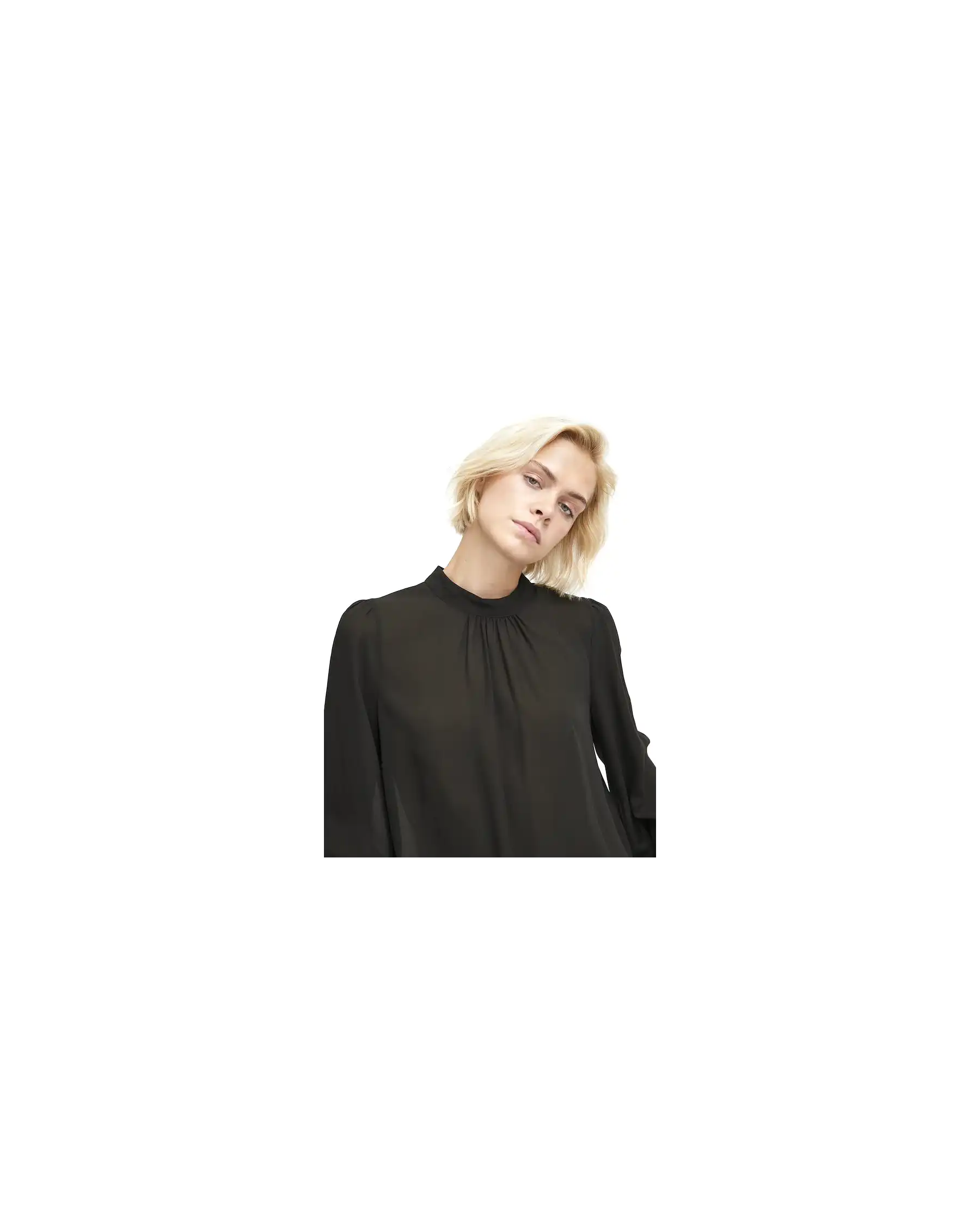 ICHI ICHI BLUSA NERO Nero