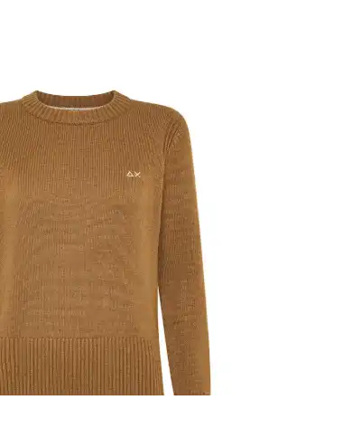 SUN 68 SUN 68 MAGLIONE SOLID WARM CAMMELLO Cammello