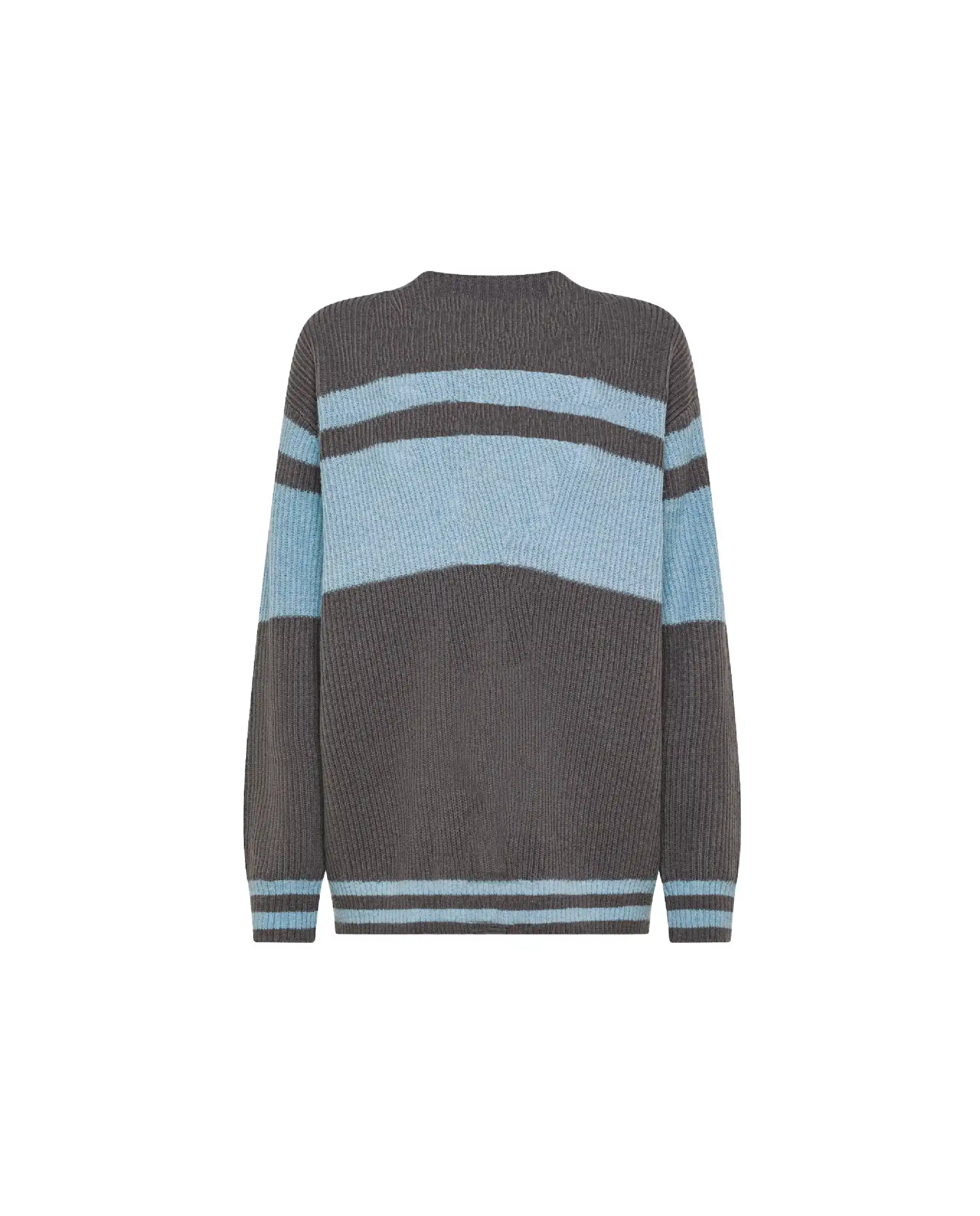 SUN 68 SUN 68 CARDIGAN COLOR BLOCK GRIGIO Grigio