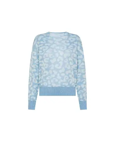 SUN 68 SUN 68 MAGLIONE LEOPARD CIELO Cielo