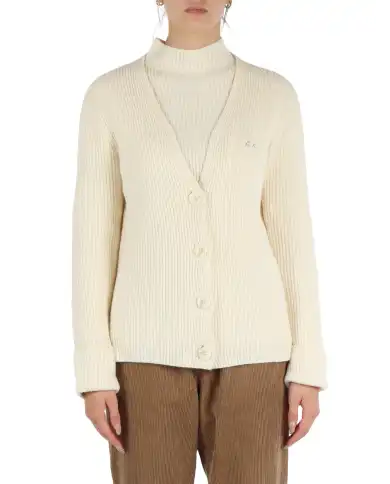 SUN 68 SUN 68 CARDIGAN PANNA Panna