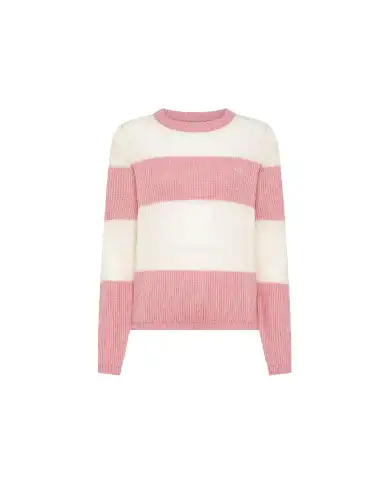 SUN 68 SUN 68 MAGLIONE COLOR BLOCK ROSA Rosa