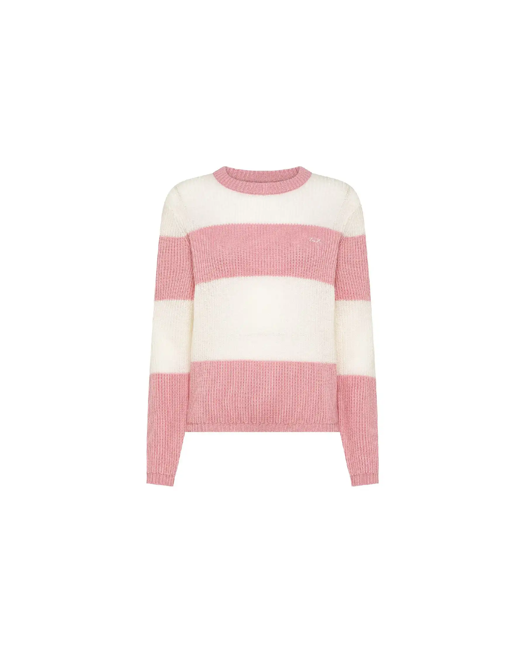 SUN 68 SUN 68 MAGLIONE COLOR BLOCK ROSA Rosa