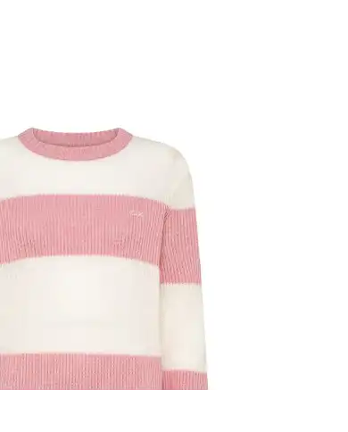 SUN 68 SUN 68 MAGLIONE COLOR BLOCK ROSA Rosa
