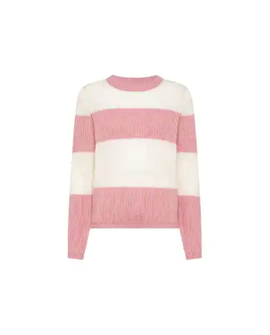 SUN 68 SUN 68 MAGLIONE COLOR BLOCK ROSA Rosa