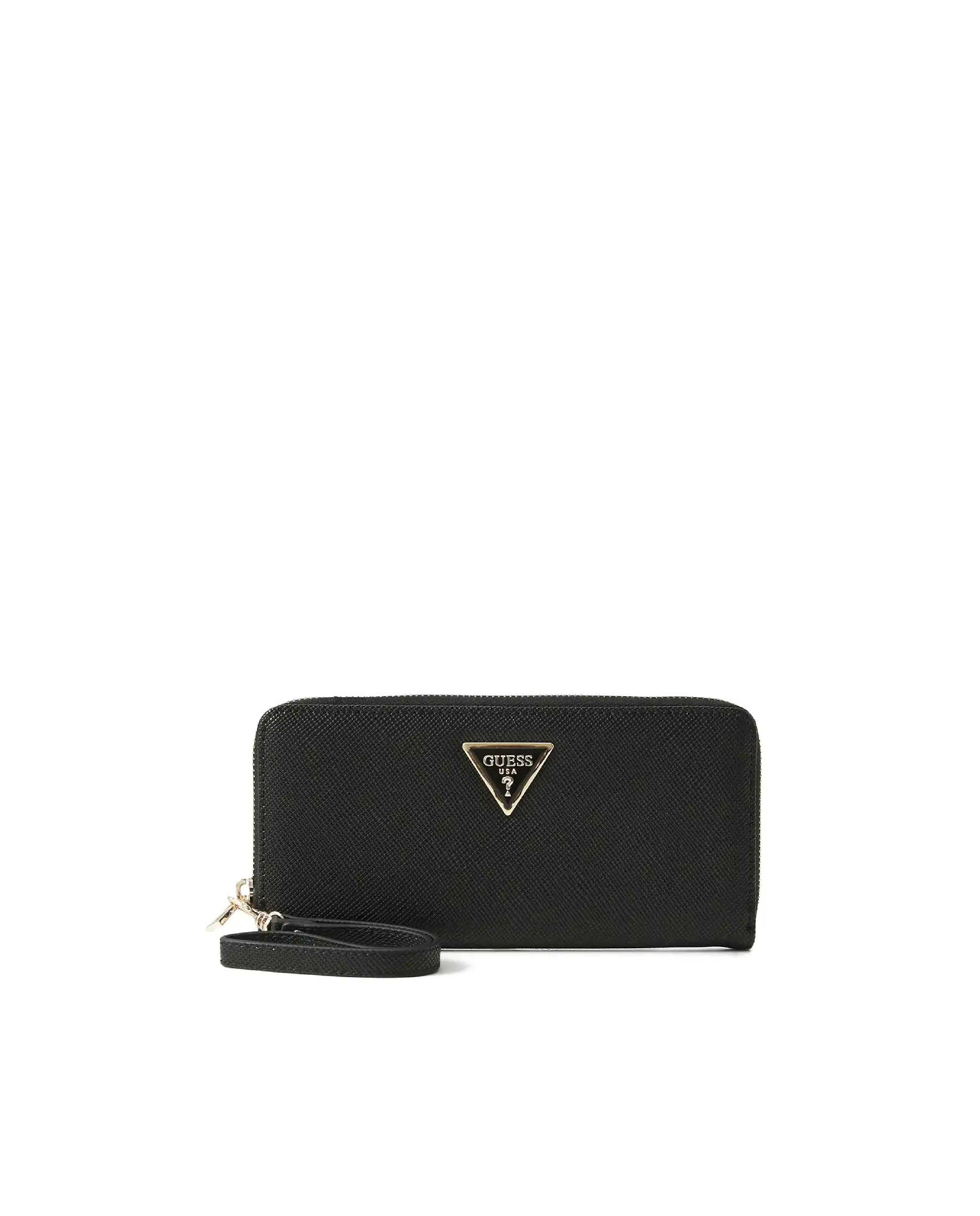GUESS GUESS PORTAFOGLIO LAUREL NERO Nero