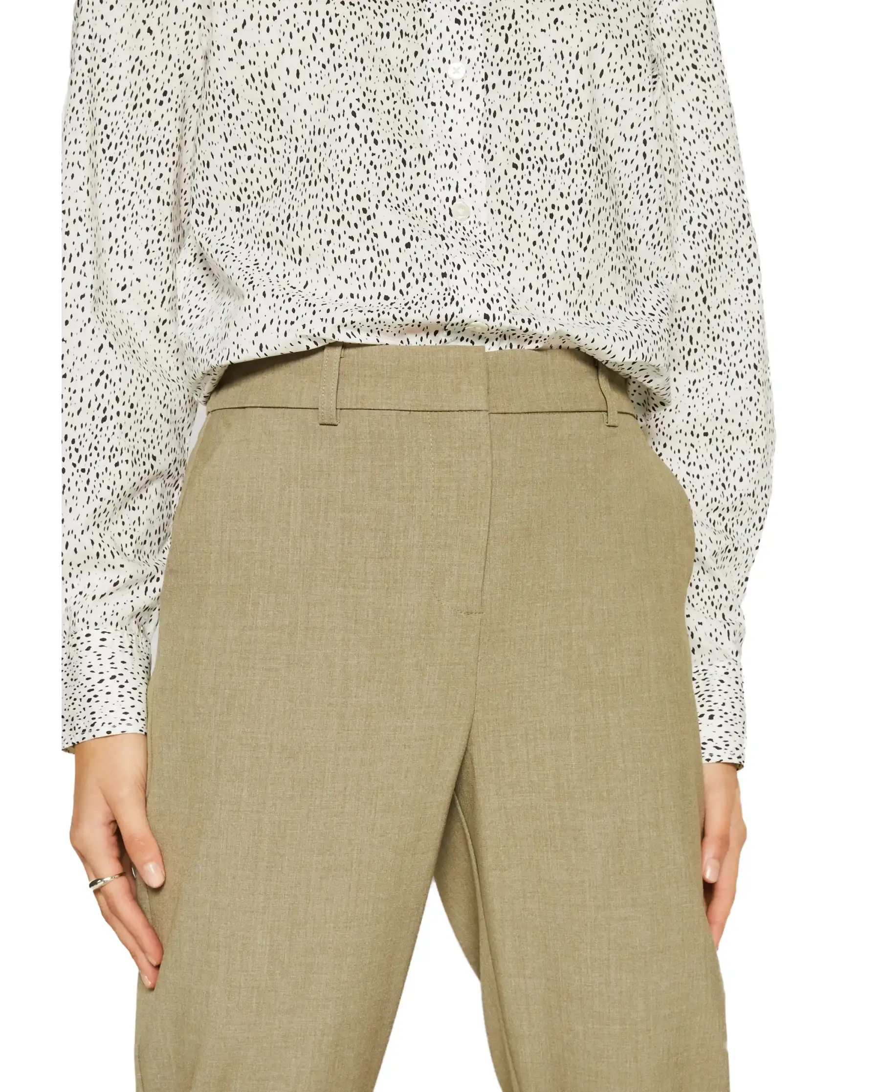 B.YOUNG B.YOUNG PANTALONI VERDE Verde
