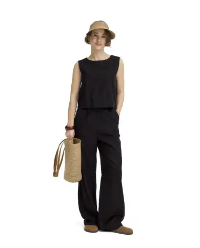 B.YOUNG B.YOUNG PANTALONI FALAKKA NERO Nero