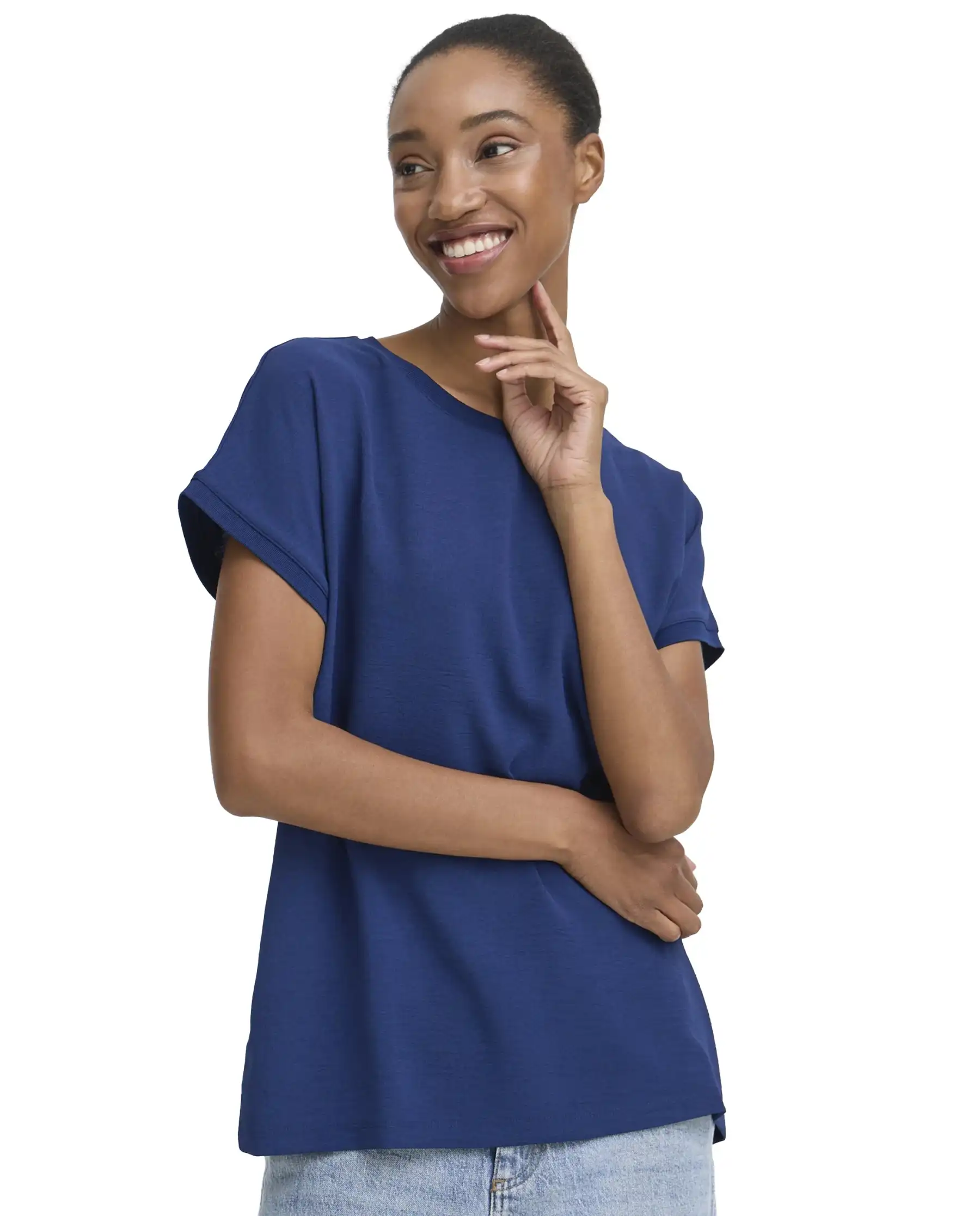 B.YOUNG B.YOUNG T-SHIRT PANYAX TEE BLU BLU