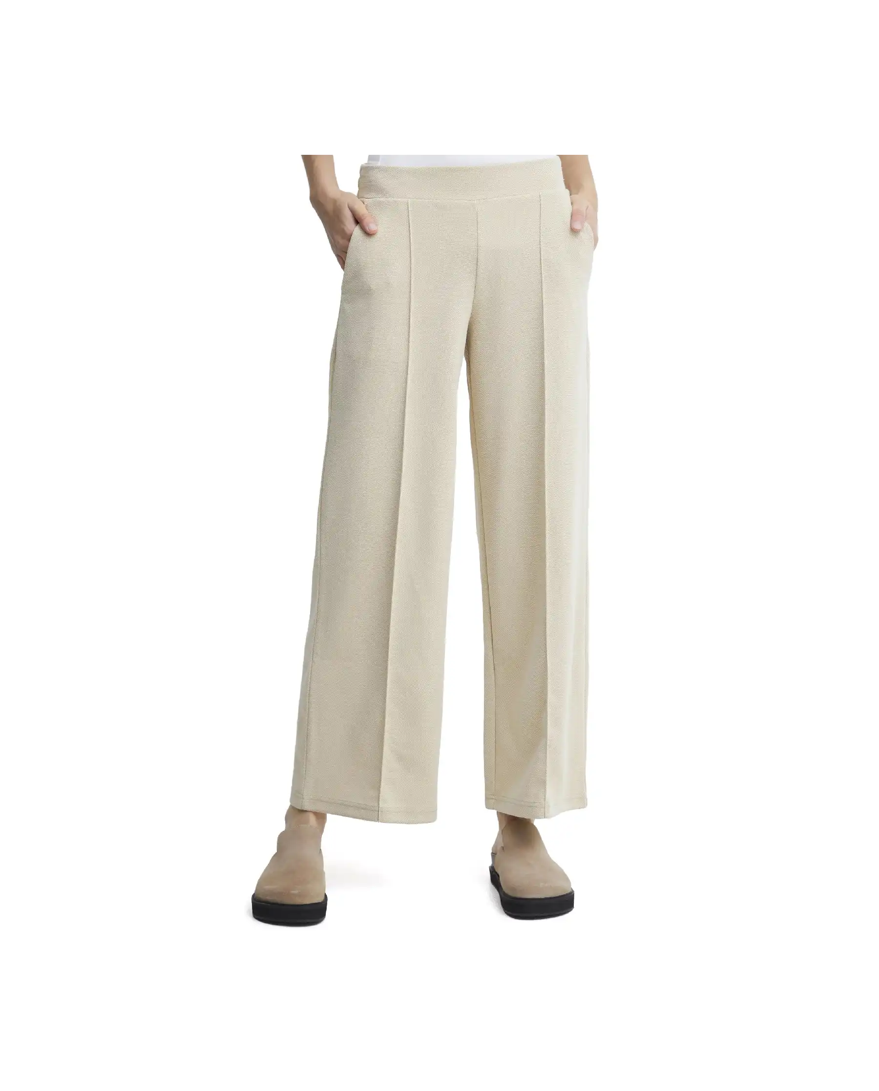 ICHI ICHI PANTALONI BEIGE BEIGE
