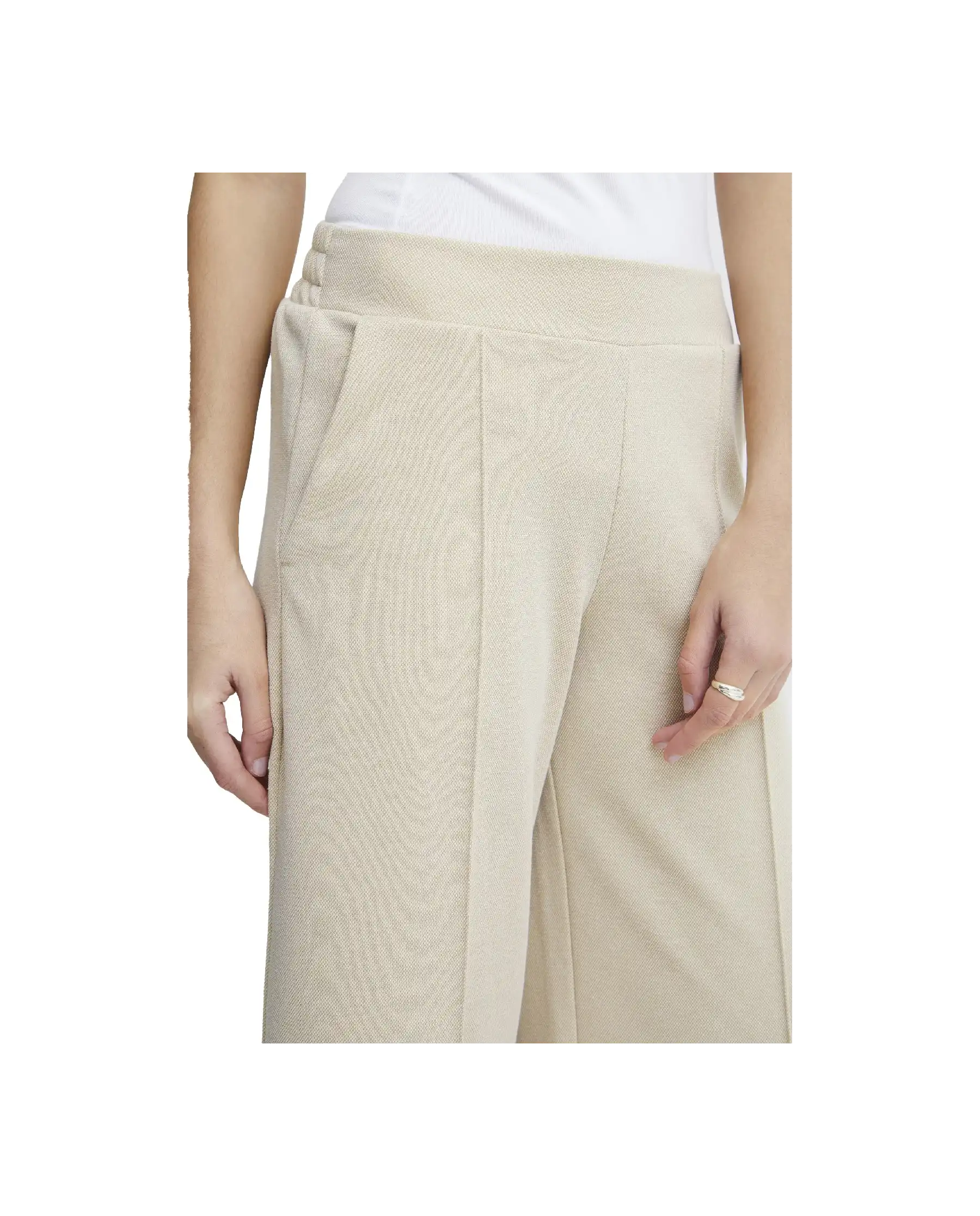 ICHI ICHI PANTALONI BEIGE BEIGE