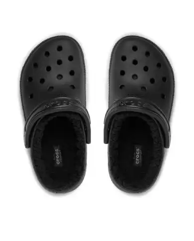 CROCS CROCS SABOT CLASSIC LINED NERO NERO