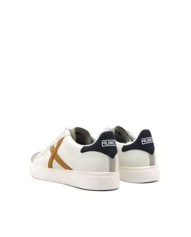 MUNICH MUNICH SNEAKERS RETE BIANCO BIANCO