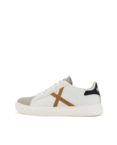 MUNICH MUNICH SNEAKERS RETE BIANCO BIANCO