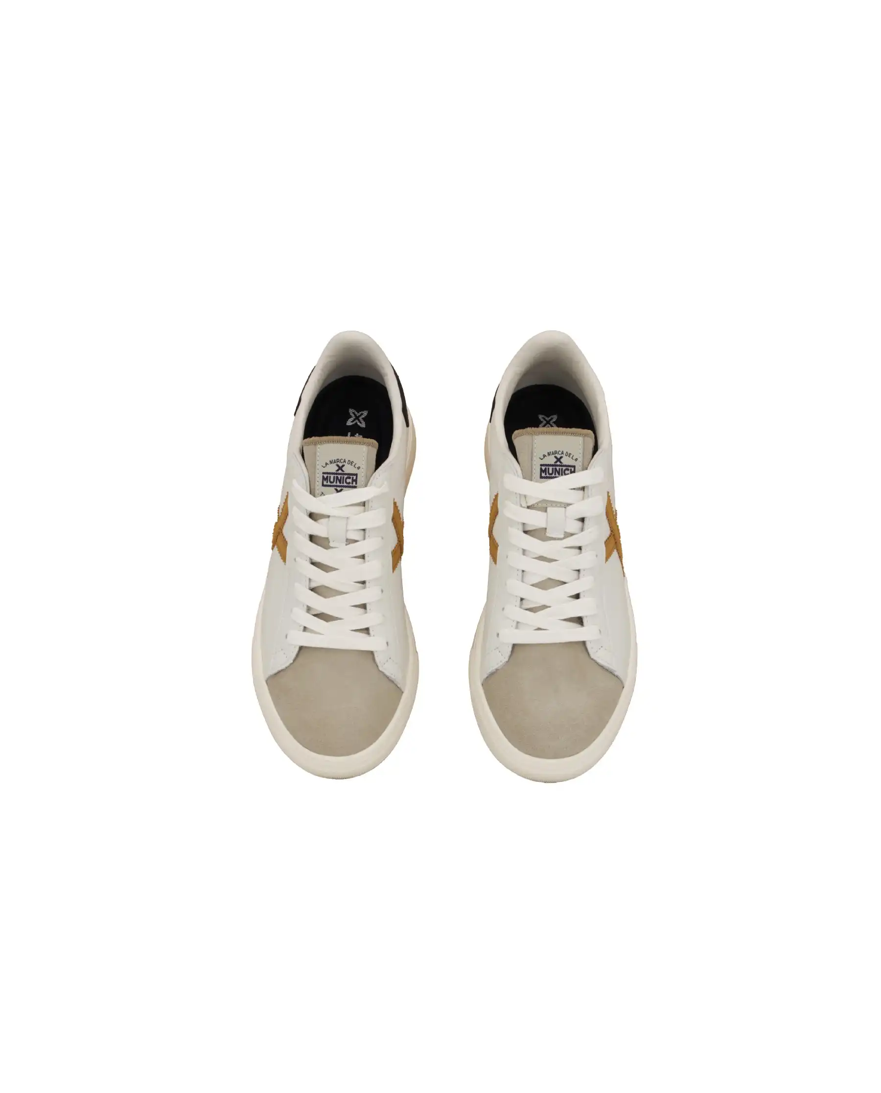 MUNICH MUNICH SNEAKERS RETE BIANCO BIANCO