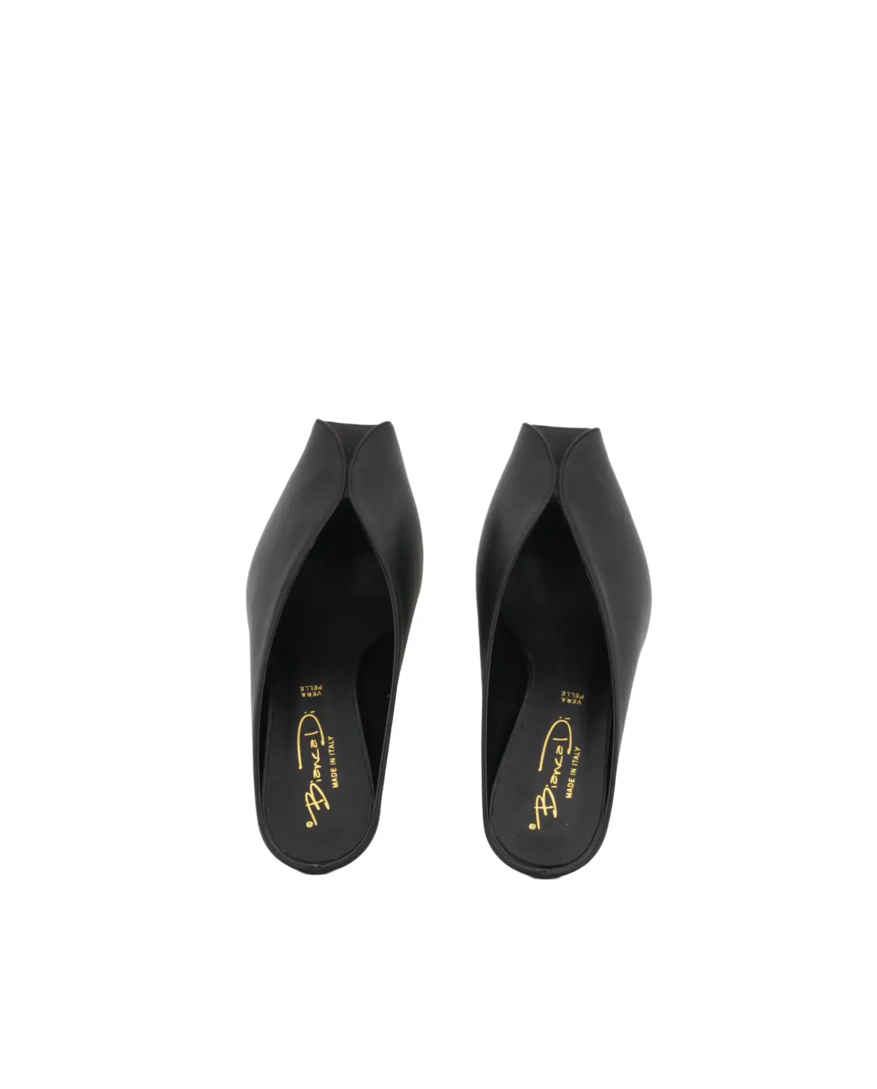 BIANCA DI BIANCA DI SABOT SPUNTATO NERO NERO