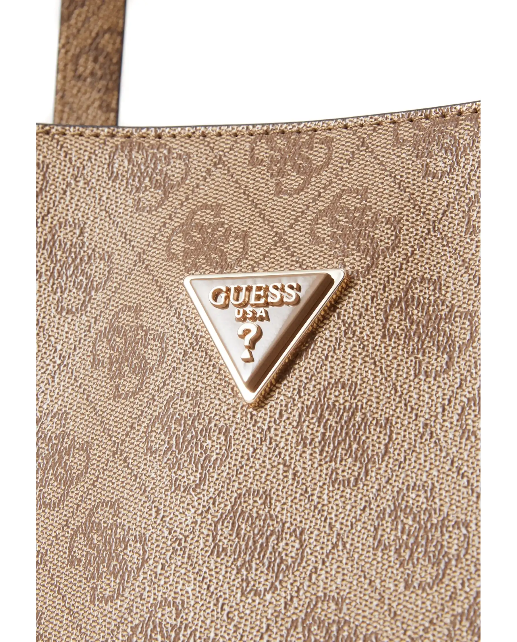GUESS GUESS BORSA MERIDIAN II BEIGE BEIGE
