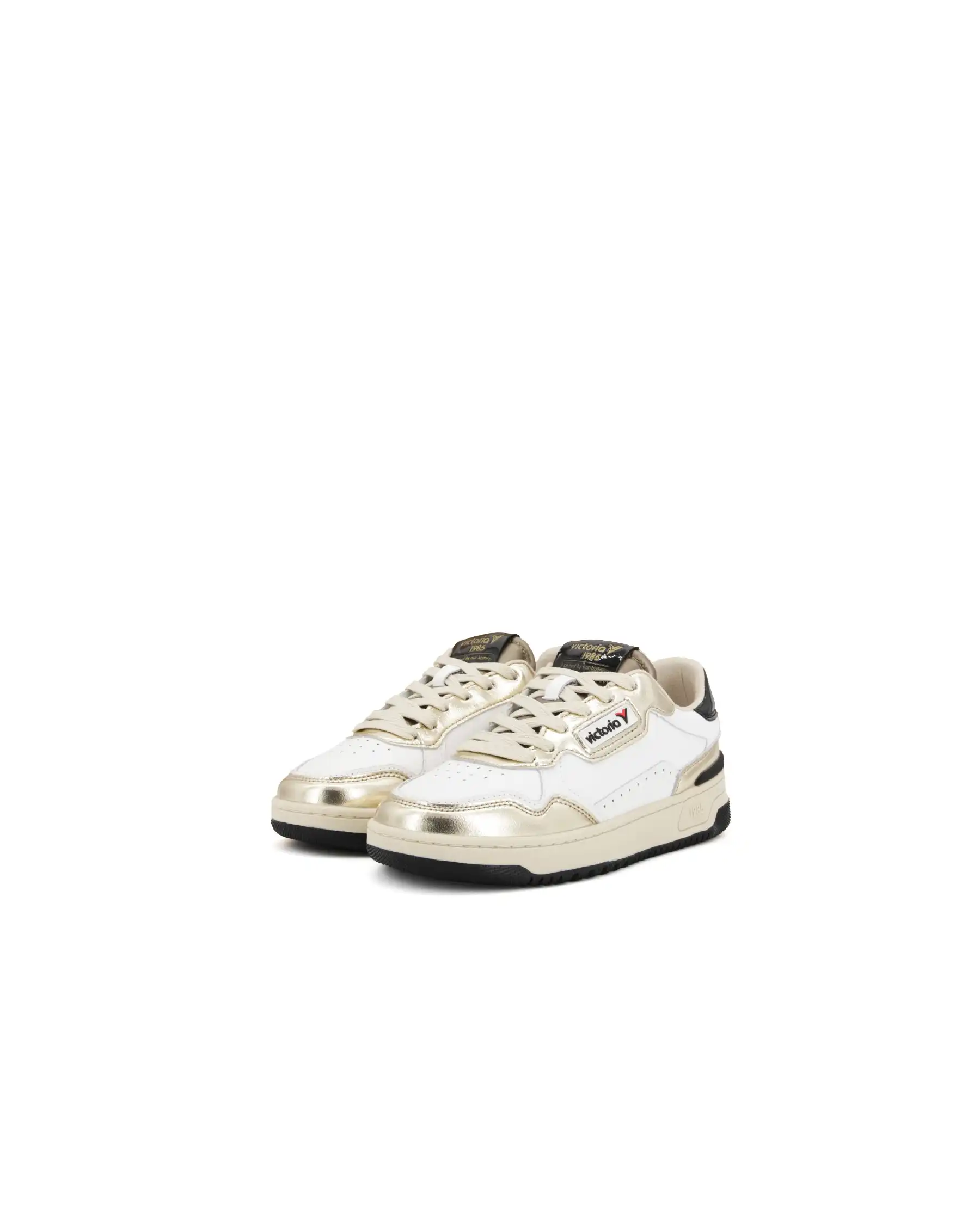 VICTORIA VICTORIA SNEAKERS BIANCO ORO