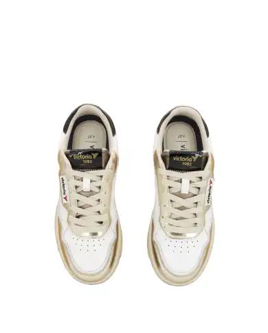 VICTORIA VICTORIA SNEAKERS BIANCO ORO