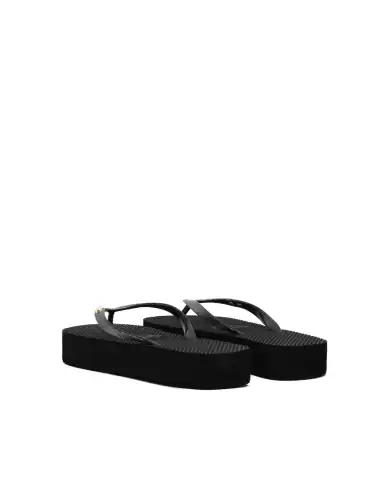 SUNDEK SUNDEK GLITTER FLIP FLOP NERO NERO
