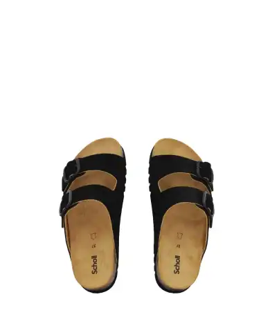 SCHOLL SCHOLL CIABATTINE NERO NERO