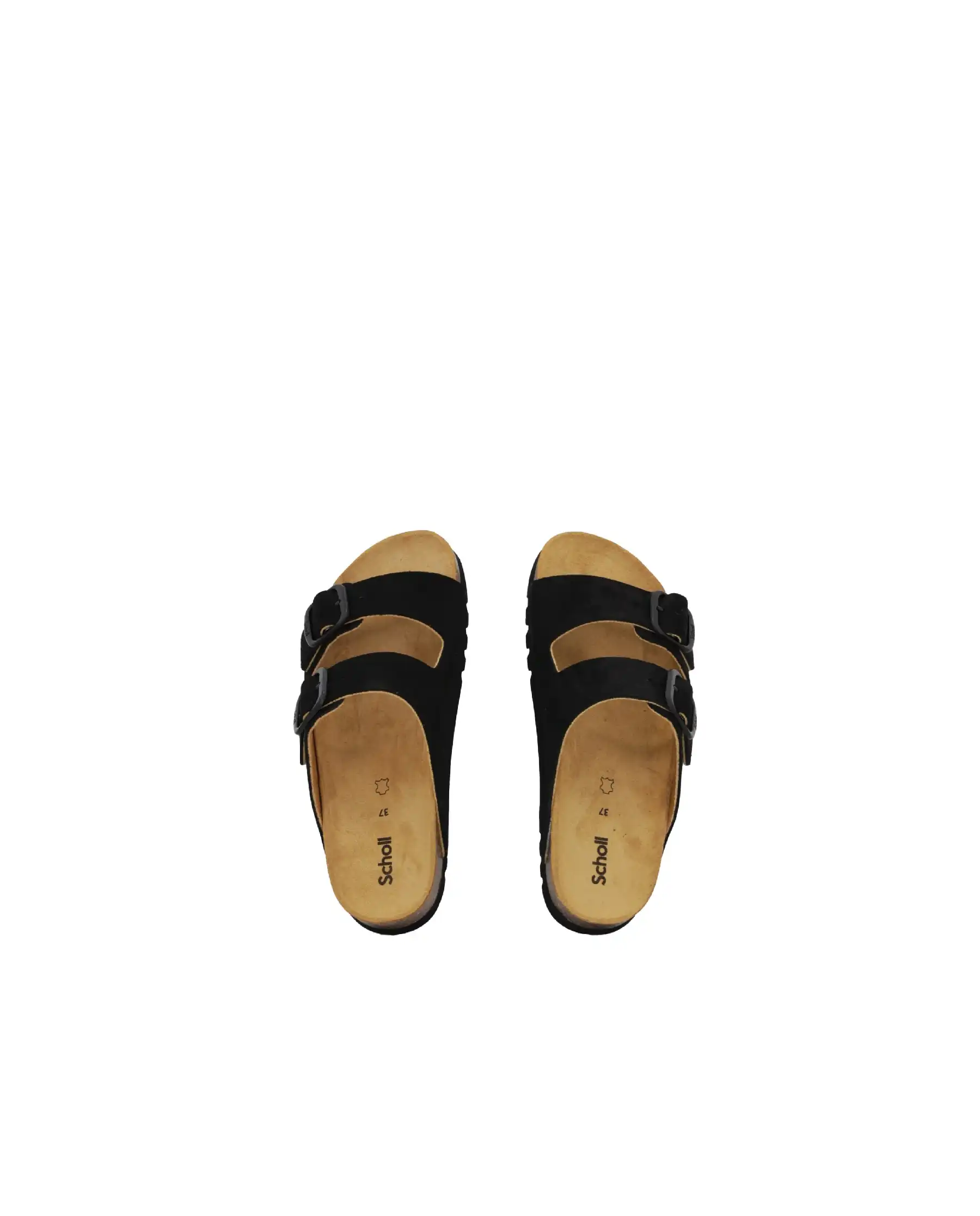SCHOLL SCHOLL CIABATTINE NERO NERO