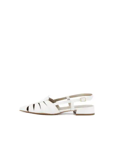 LE PEPITE LE PEPITE SLING BACK BIANCO BIANCO