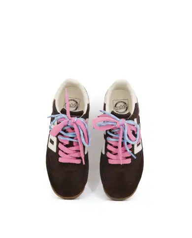 BACK 70 SNEAKERS JOGGER MARRONE