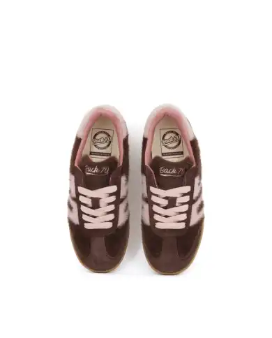 BACK 70 SNEAKERS MOHAIR MARRONE