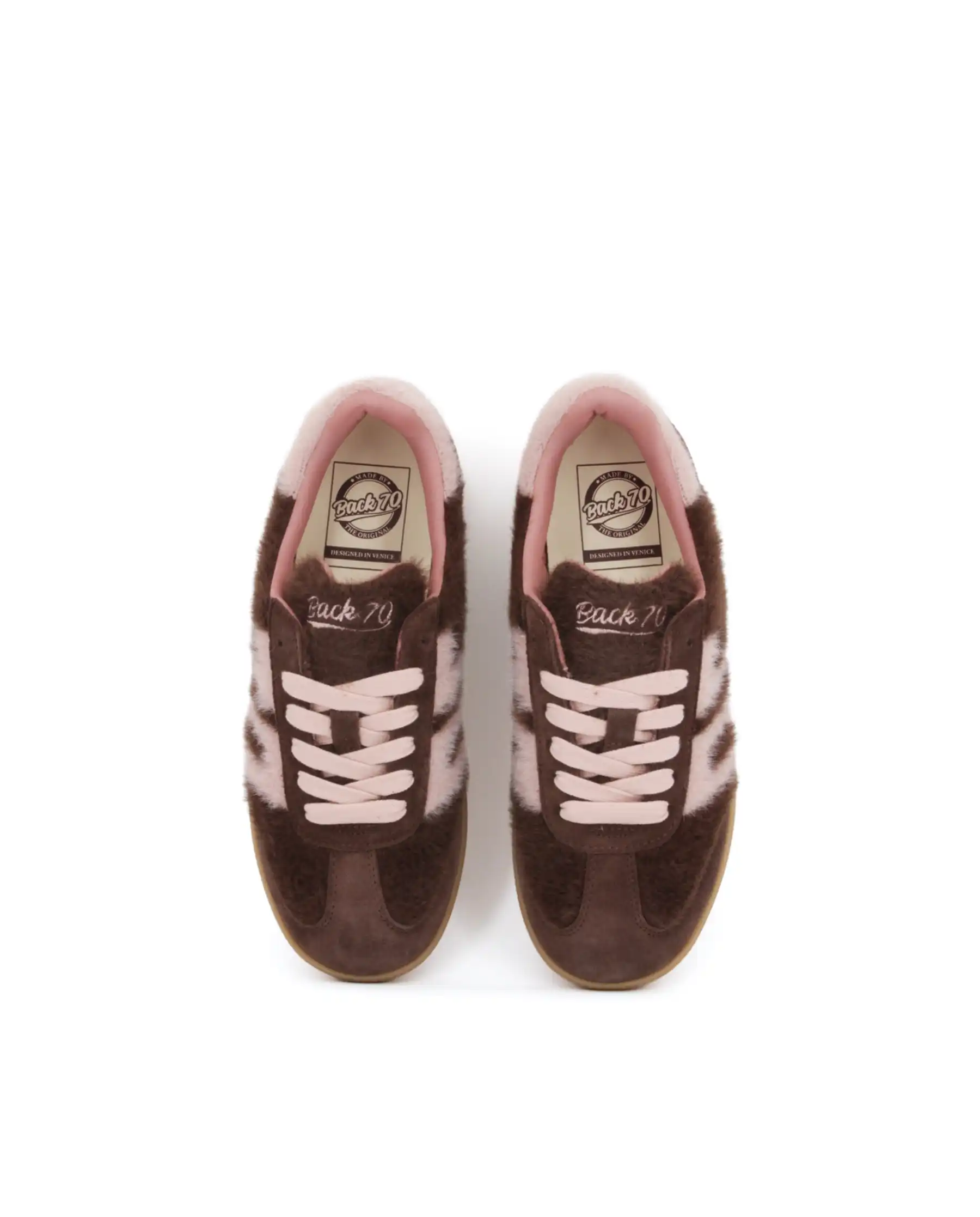 BACK 70 SNEAKERS MOHAIR MARRONE