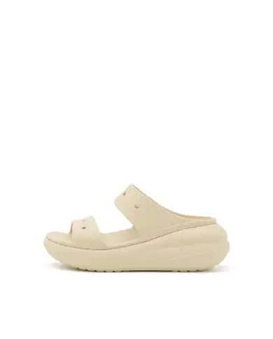 CROCS CROCS CIABATTE CLASSIC CRUSH BEIGE BEIGE