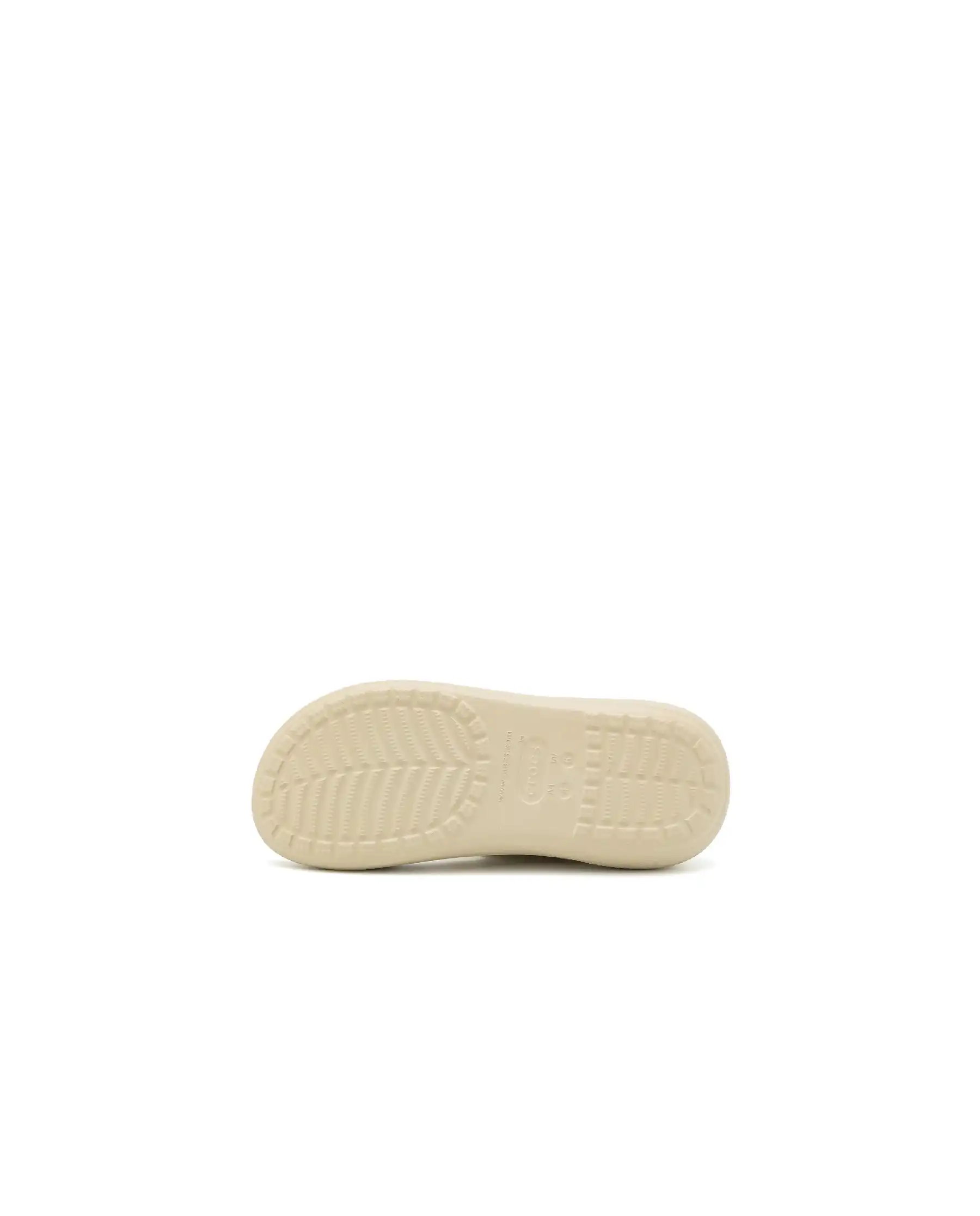 CROCS CROCS CIABATTE CLASSIC CRUSH BEIGE BEIGE