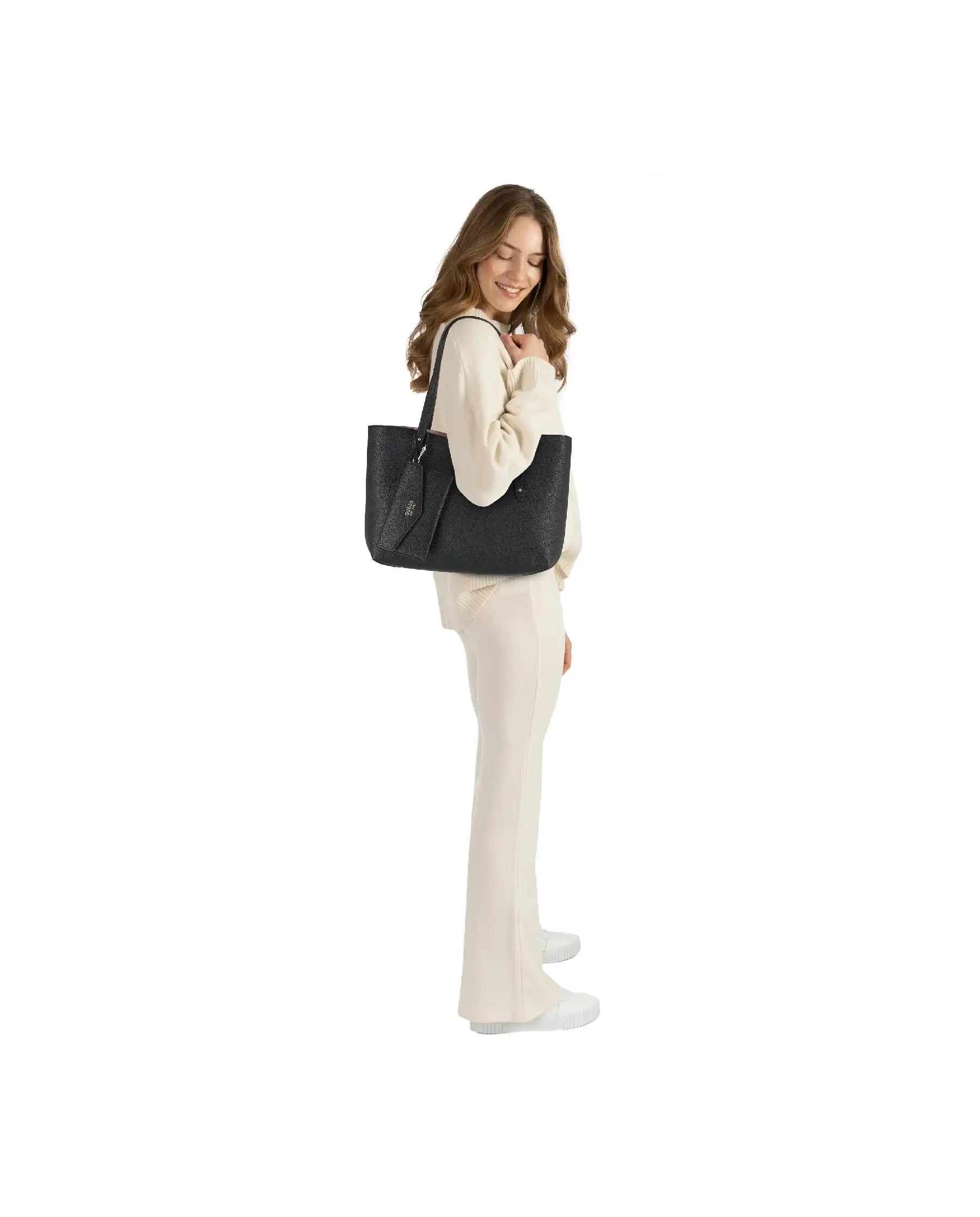 GUESS GUESS BORSA BRENTON NERO NERO