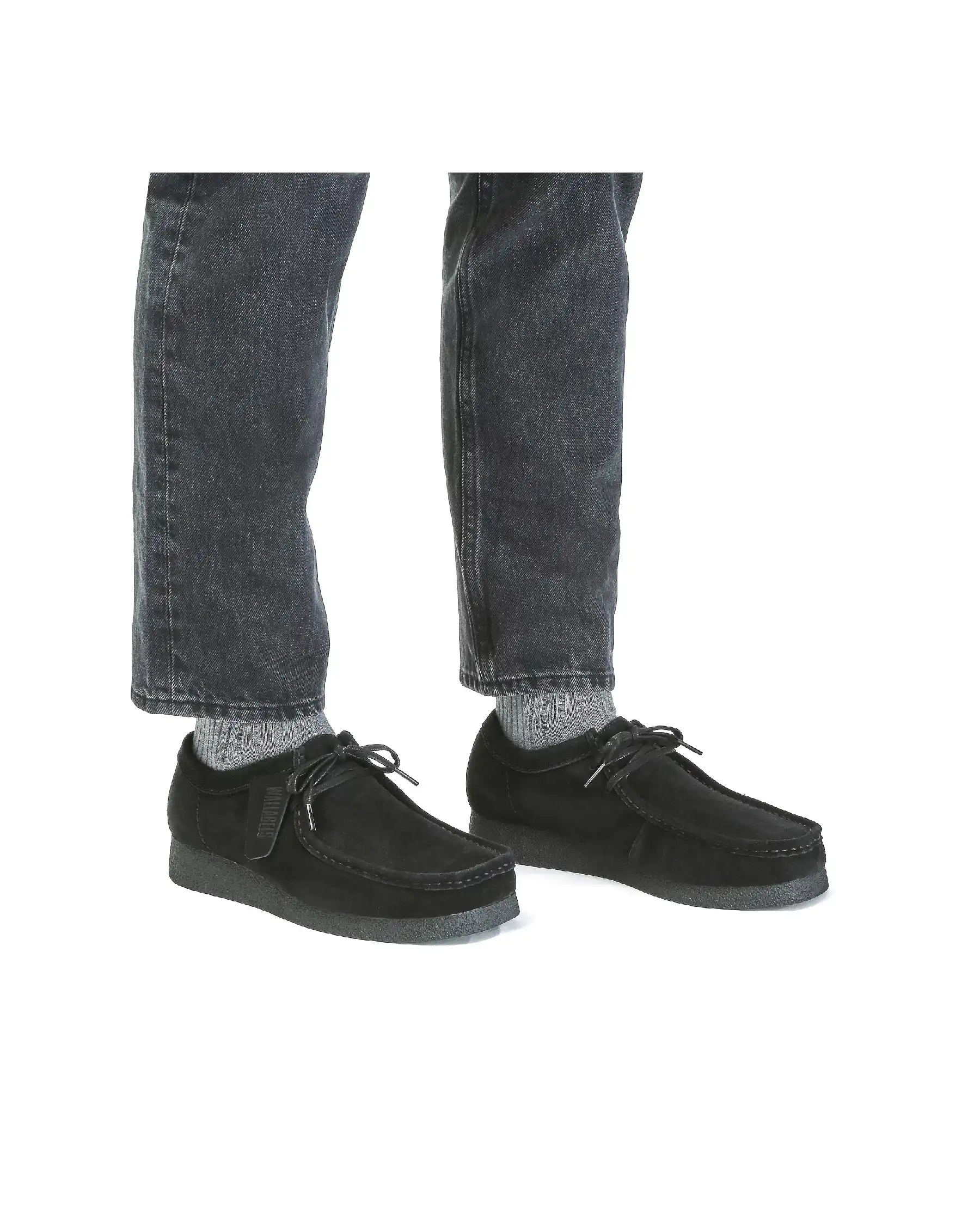CLARKS CLARKS INGEGNERE WALLABEE NERO NERO