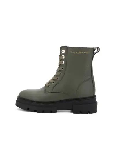 TOMMY HILFIGER TOMMY HILFIGER ANFIBI VERDE VERDE