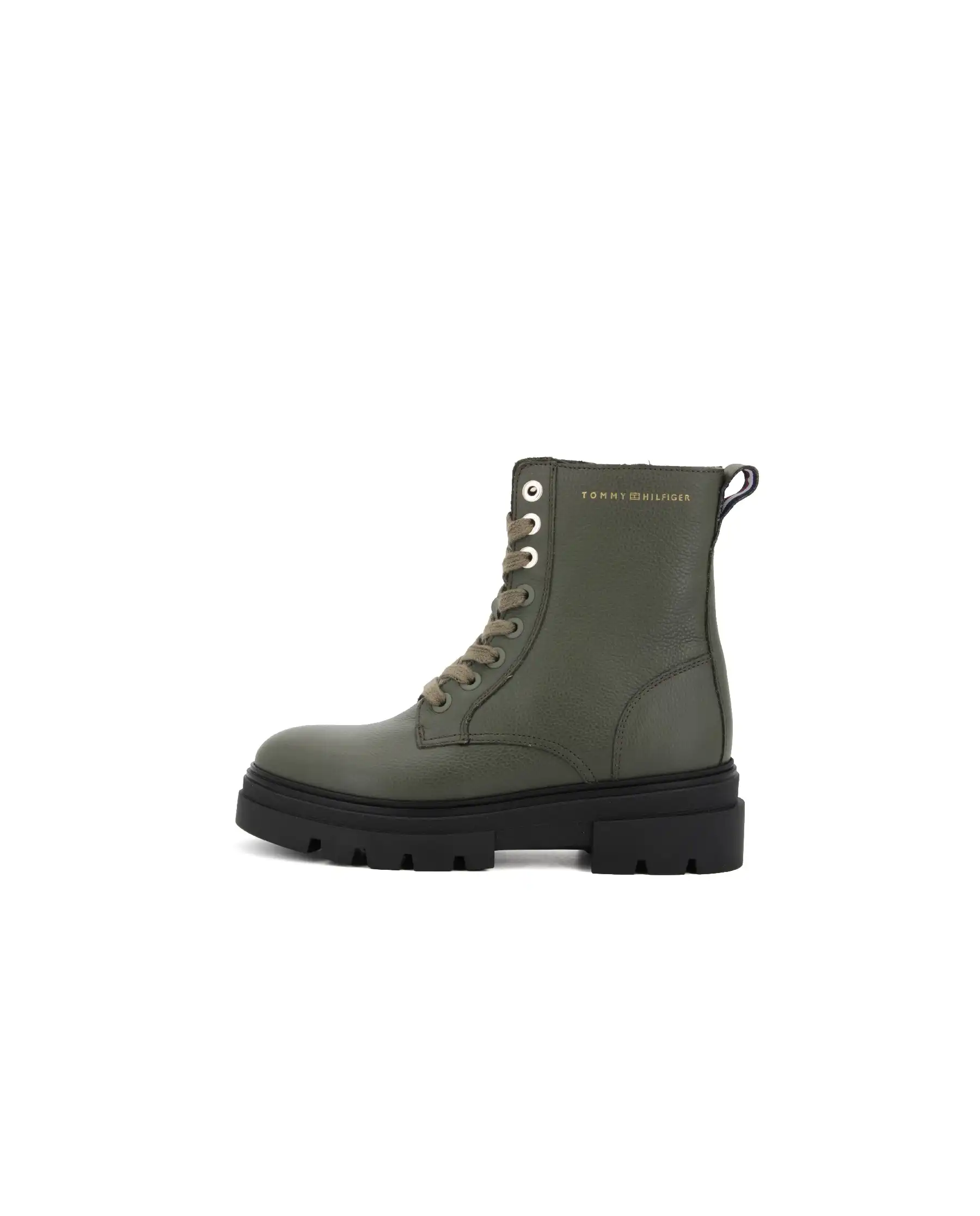 TOMMY HILFIGER TOMMY HILFIGER ANFIBI VERDE VERDE