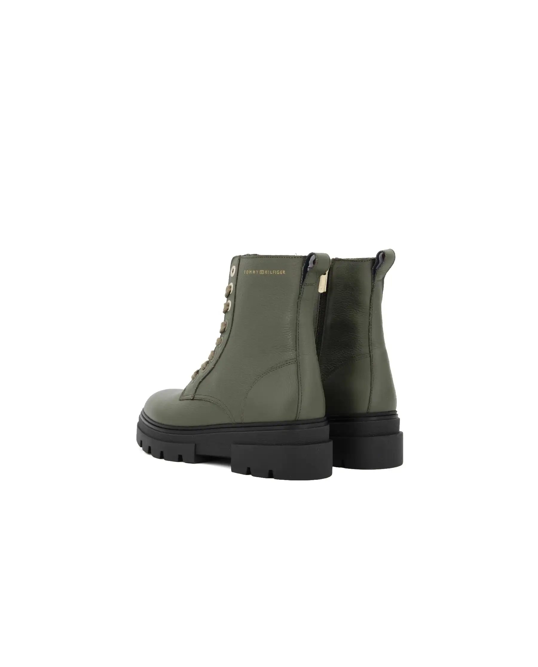 TOMMY HILFIGER TOMMY HILFIGER ANFIBI VERDE VERDE