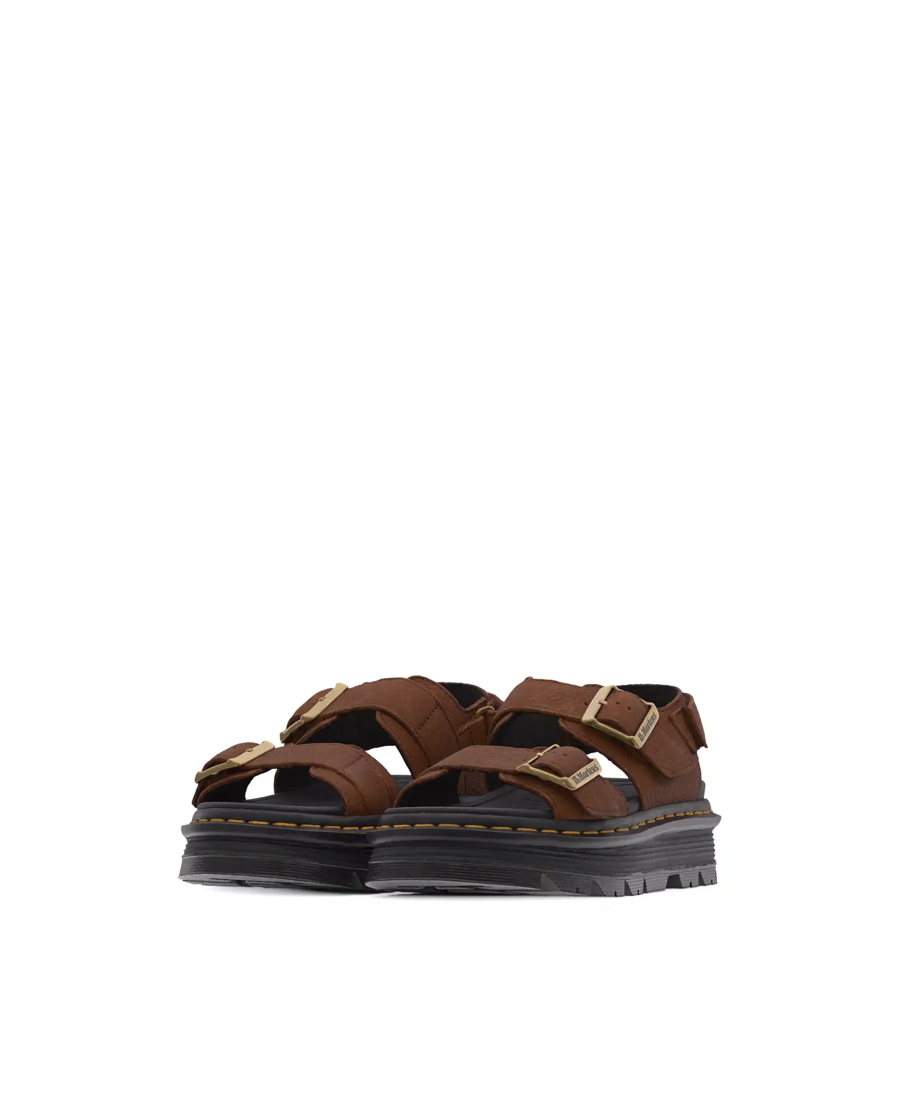 DR. MARTENS DR. MARTENS SANDALI ZEBZAG MARRONE MARRONE