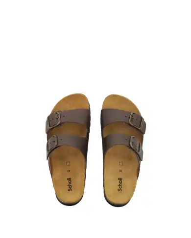 SCHOLL SCHOLL CIABATTINE MARRONE MARRONE