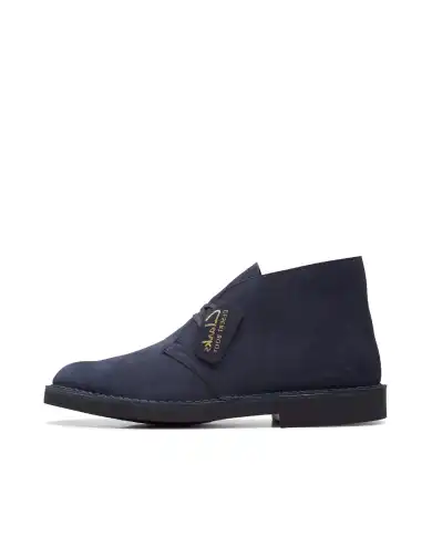 CLARKS CLARKS POLACCHINI DESERT BOOT BLU BLU