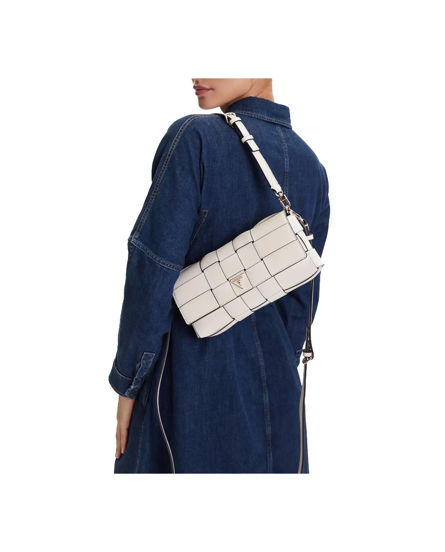 GUESS GUESS BORSA MAYLEE BIANCO BIANCO