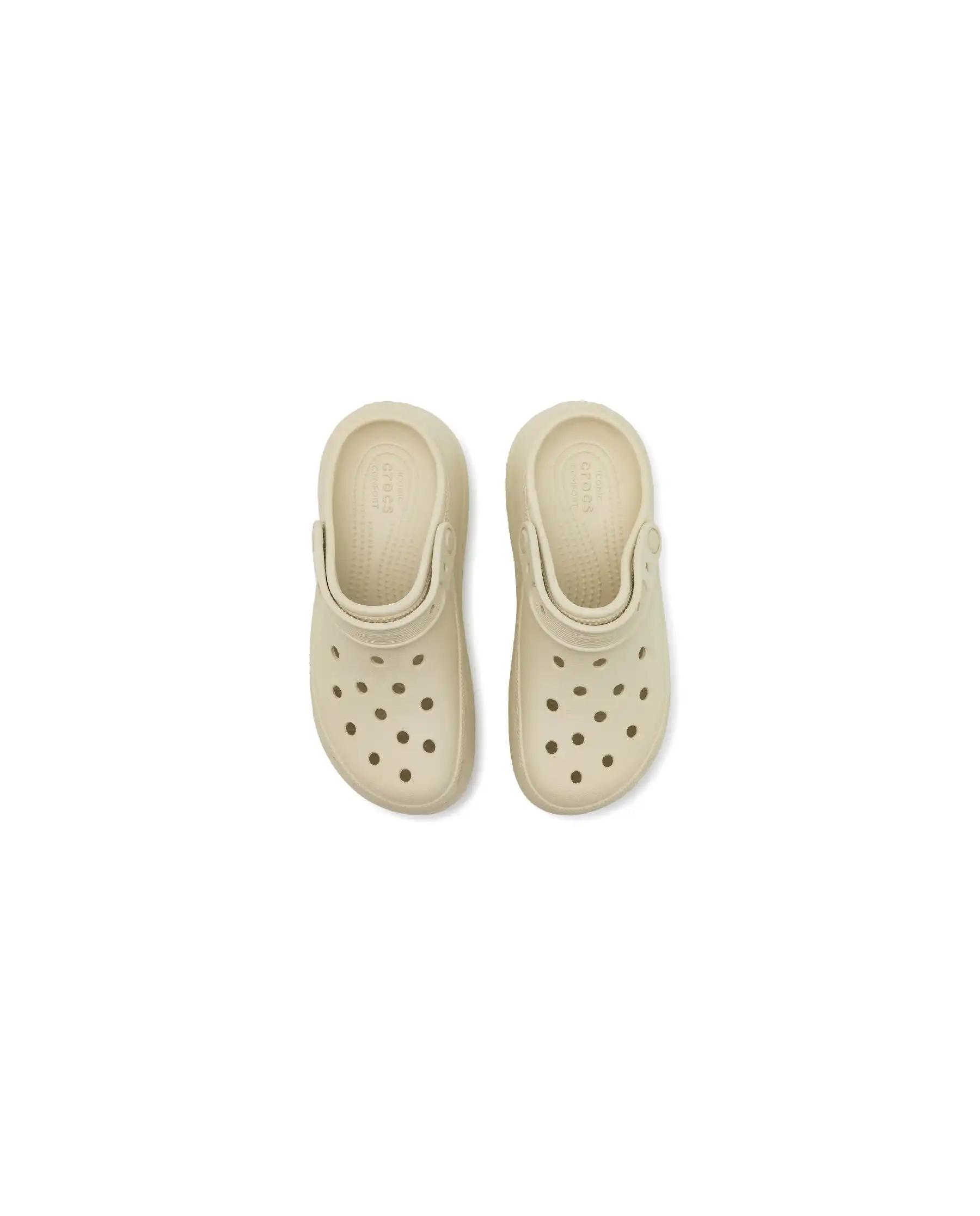 CROCS CROCS SABOT CLASSIC CRUSH BEIGE BEIGE