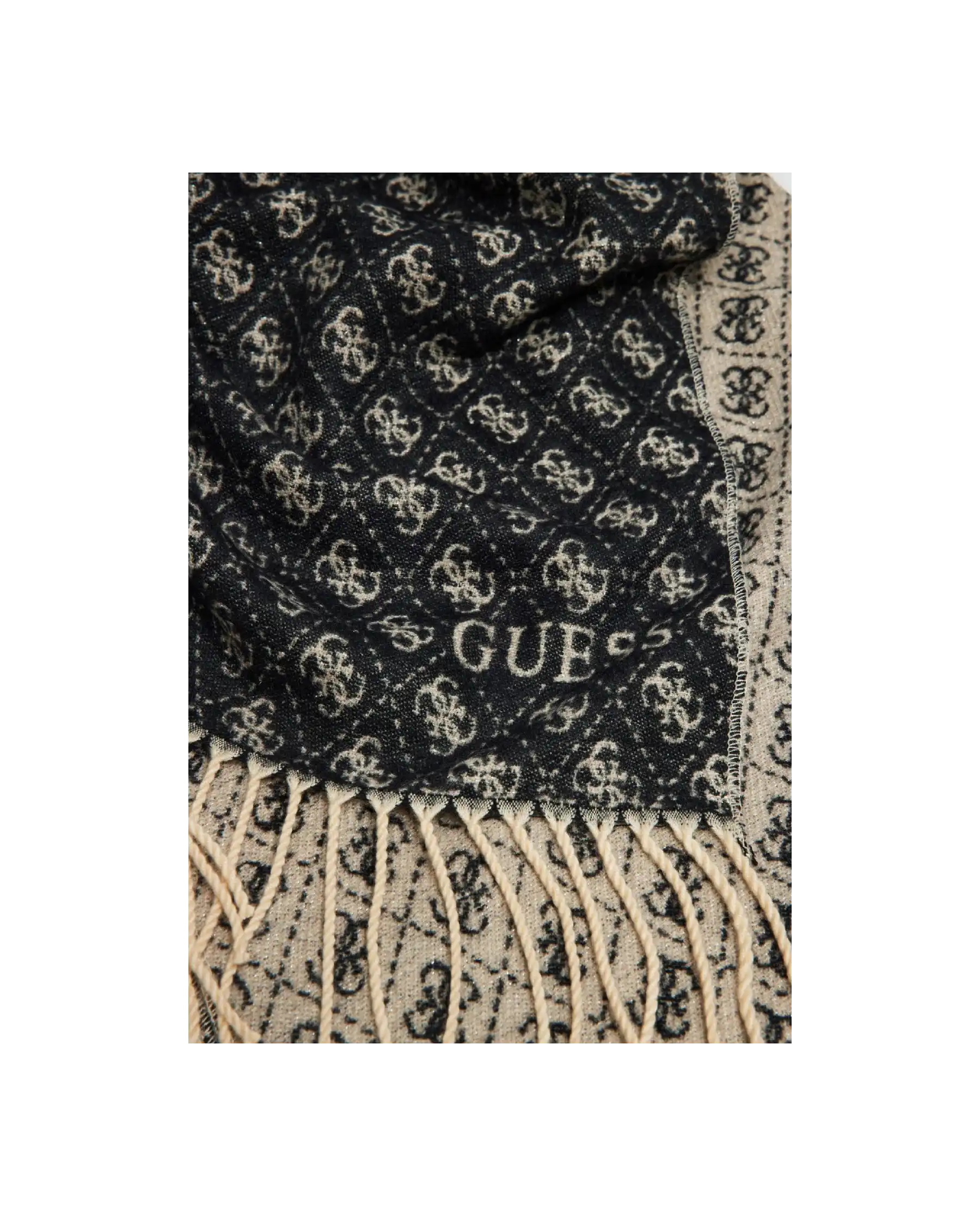 GUESS GUESS SCIARPA NERO NERO