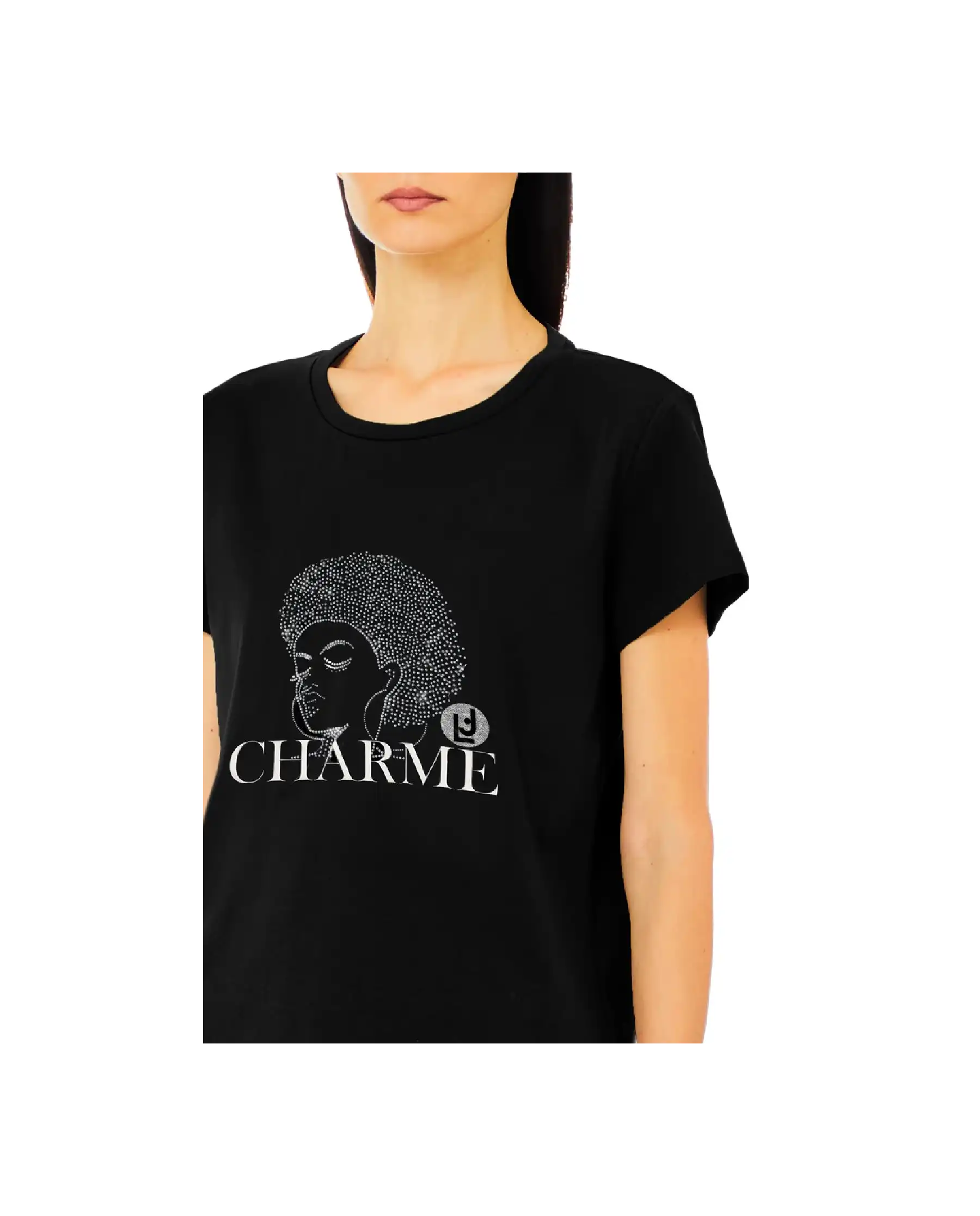 LIU JO LIU JO T-SHIRT NERO NERO