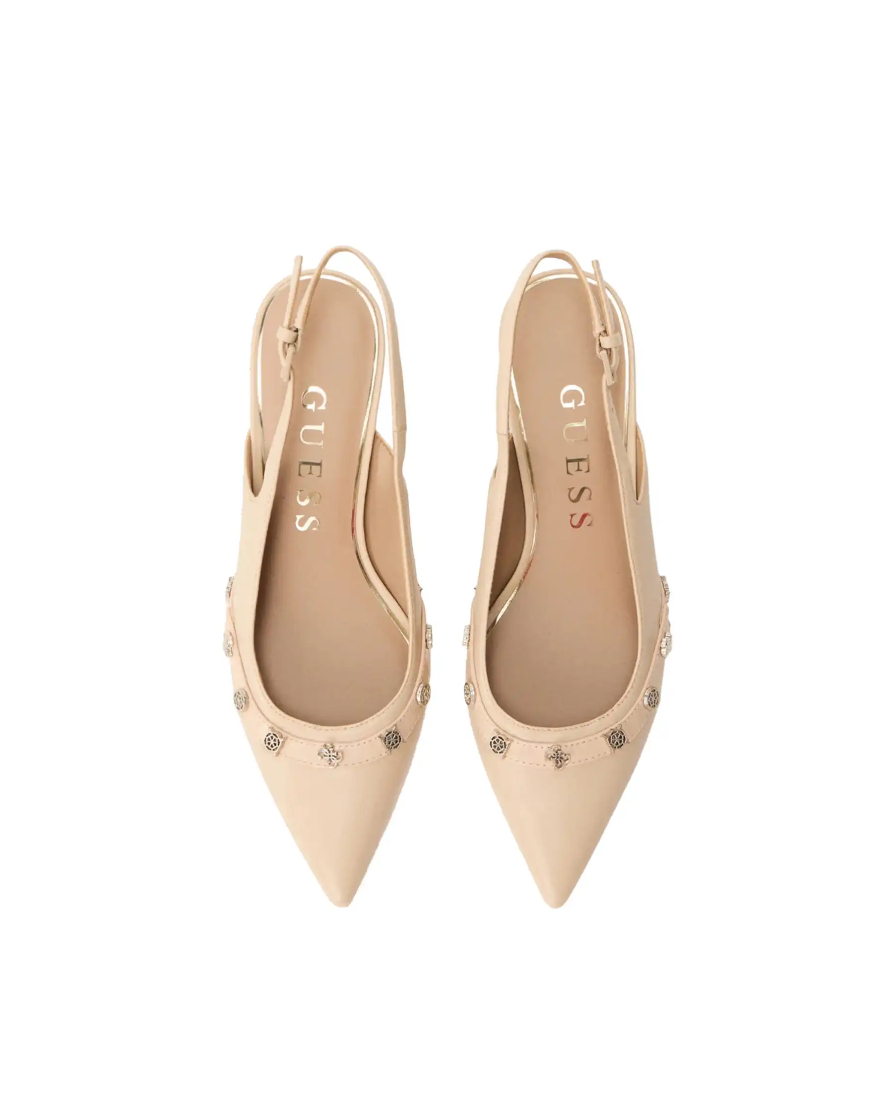 GUESS GUESS SLING BACK YANAI NUDE NUDE