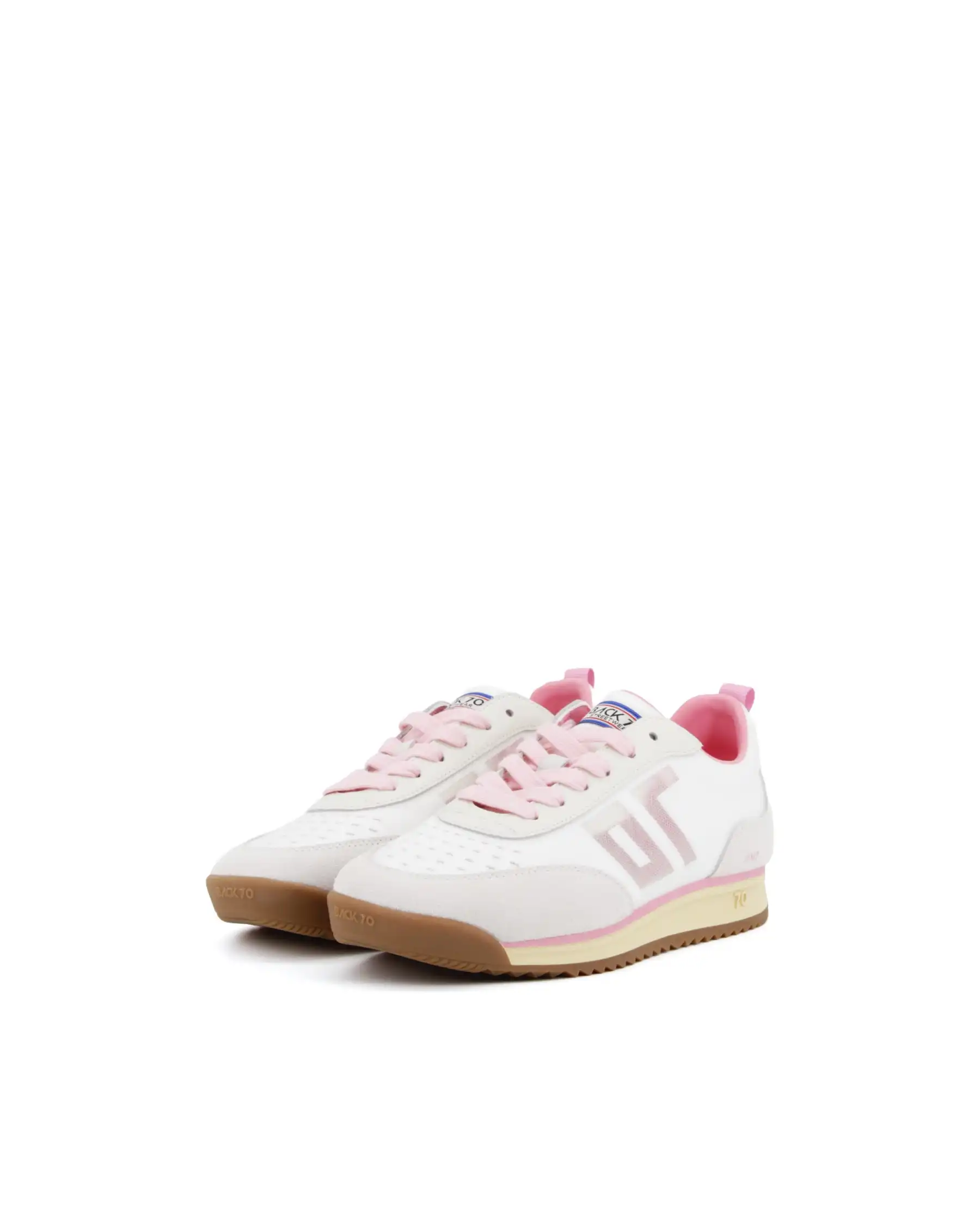 BACK 70 BACK 70 SNEAKERS JOGGER BIANCO BIANCO