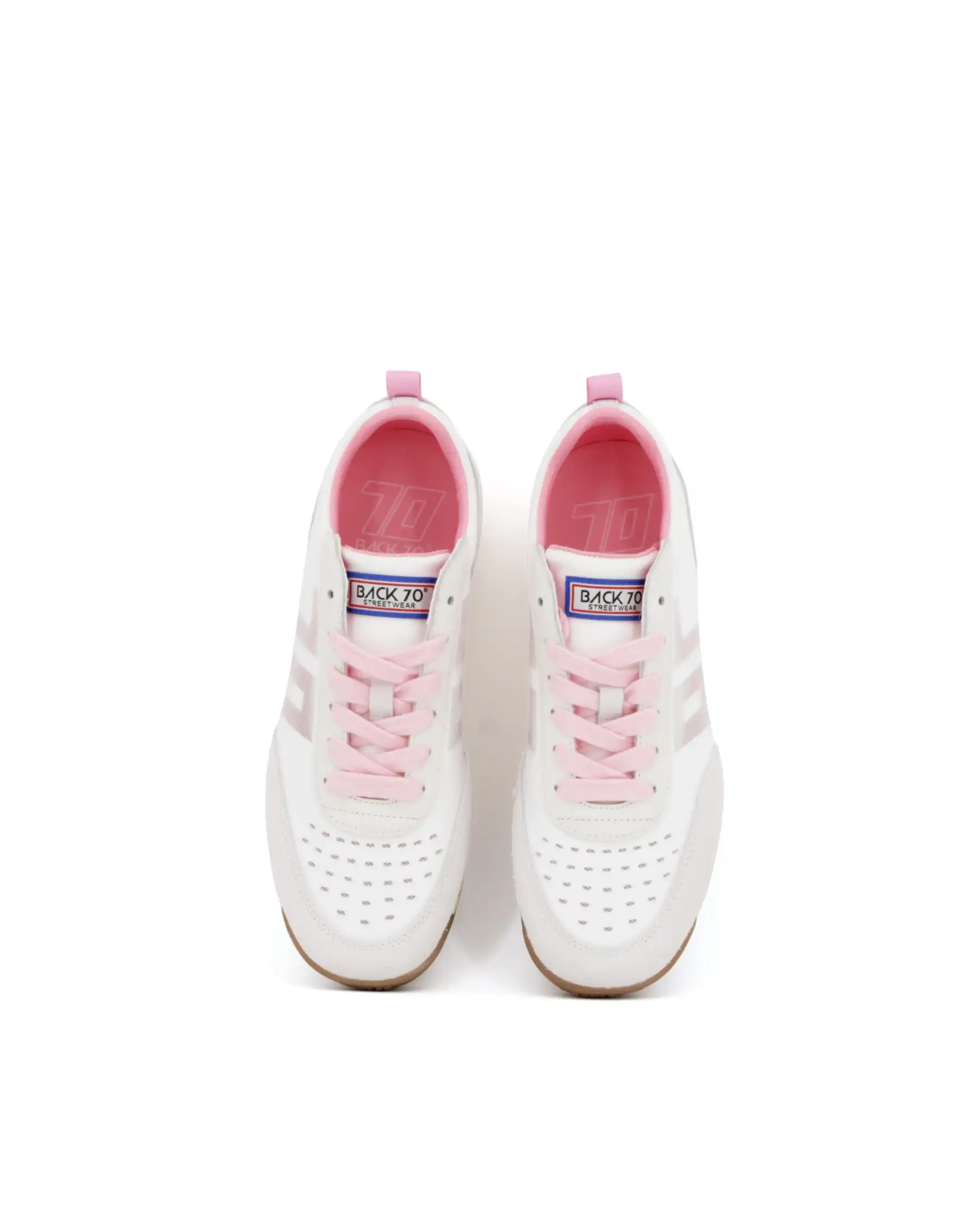 BACK 70 BACK 70 SNEAKERS JOGGER BIANCO BIANCO