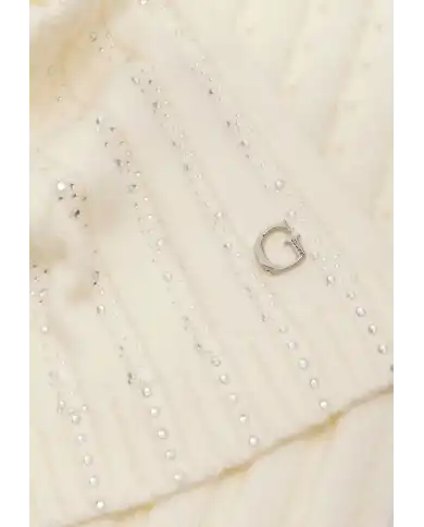 GUESS GUESS SCIARPA KNITTED PANNA PANNA