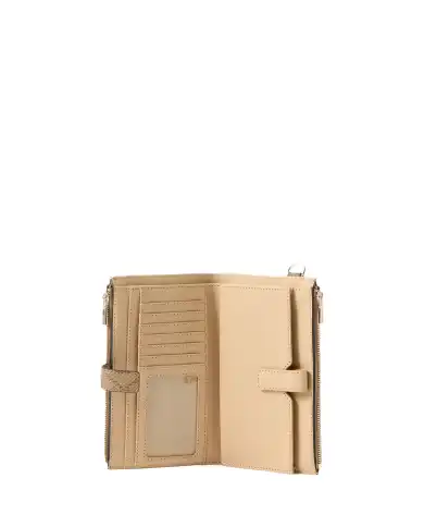 GUESS GUESS PORTAFOGLIO LAUREL II BEIGE BEIGE