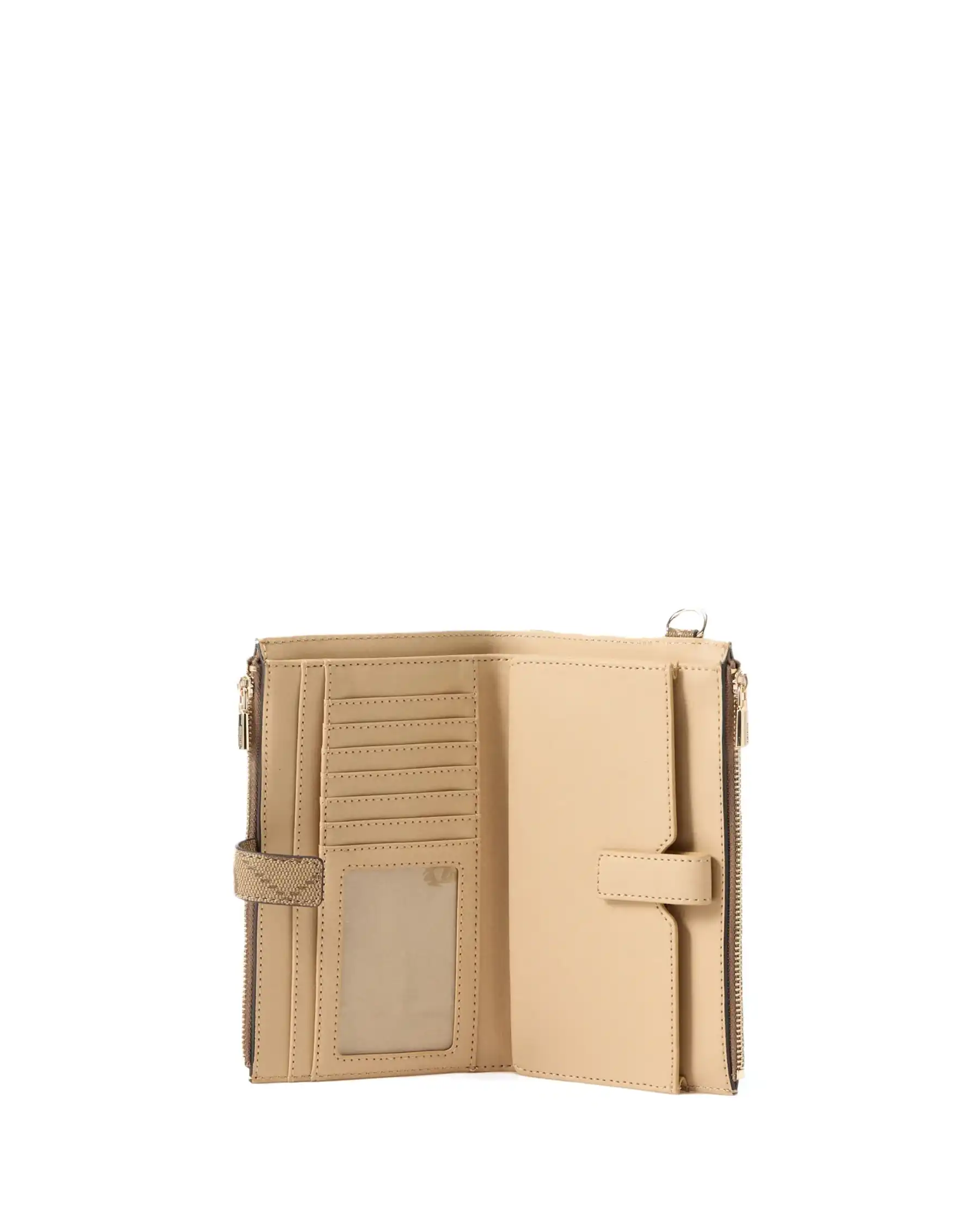 GUESS GUESS PORTAFOGLIO LAUREL II BEIGE BEIGE